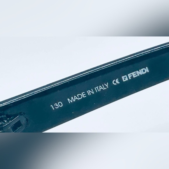 Vintage Fendi FS 262 Green Oval Sunglasses Frames - Picture 7 of 8